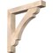 Ekena Millwork Olympic Block Smooth Bracket w/ Offset Brace, Douglas Fir, 7 1/2"W x 48"D x 48"H BKT0806X48X48OLY05SDF - alternate 1